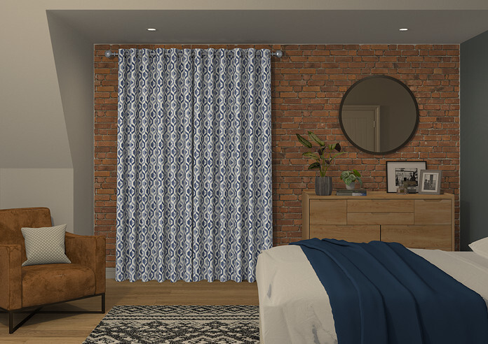 Gusta, Navy - Made to Measure Curtains - Image 7
